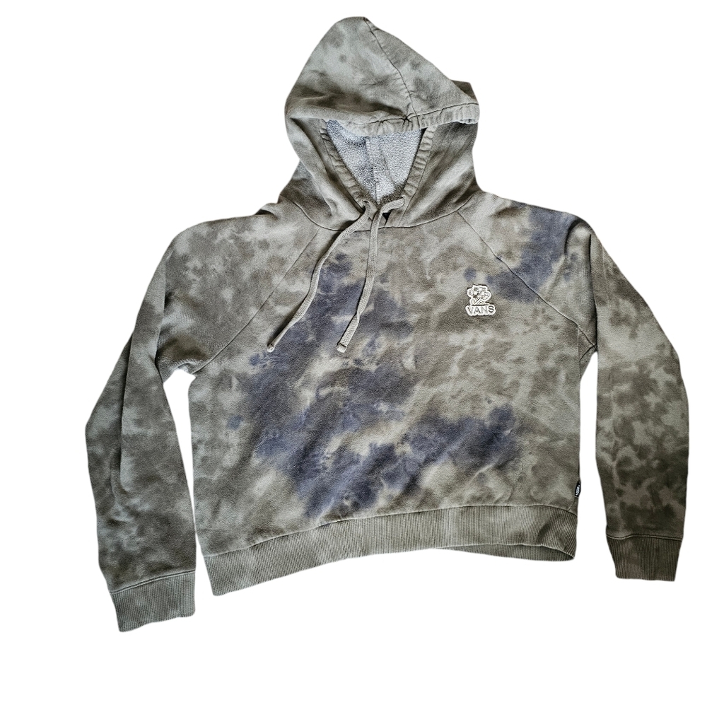 Vans Camo hoodie women's crop boxy medium skater surf